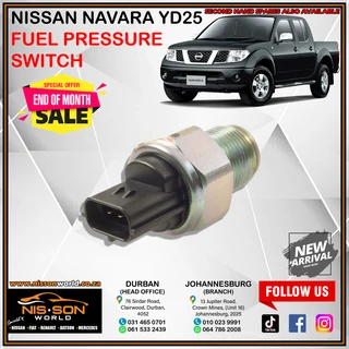 Nissan Navara Yd25 Fuel Pressure Switch