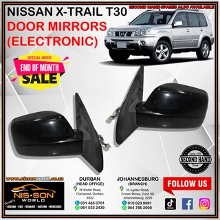 Nissan X-trail T30 Door Mirrors (electronic)