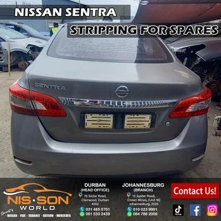 Nissan Sentra Stripping For Spares