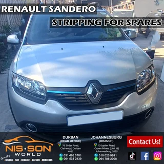 Renault Sandero Stripping For Spares