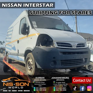Nissan Interstar Stripping For Spares