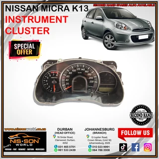 Nissan Micra K13 Instrument Cluster