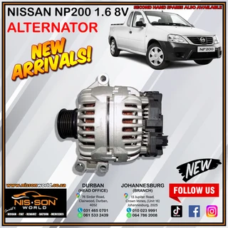 Nissan Np200 1.6 8v Alternator