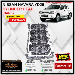 Nissan Navara Yd25 Cylinder Head (bare)