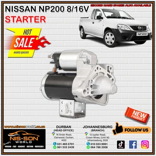 Nissan Np200 8v/16v Starter