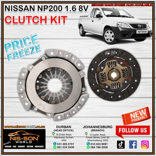 Nissan Np200 1.6 8v Clutch Kit