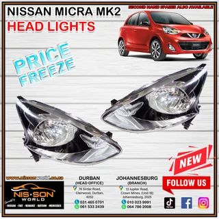 Nissan Micra Mk2 Headlights