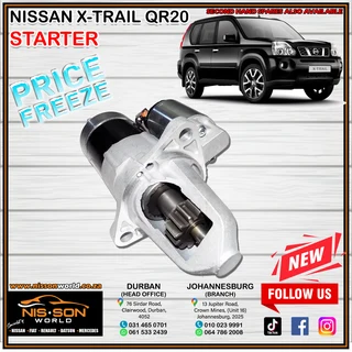 Nissan X-trail Qr20 Starter