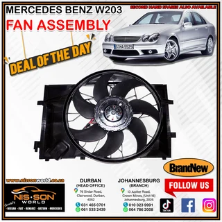 Mercedes Benz W203 Fan Assembly