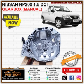 Nissan Np200 1.5 Dci Gearbox (manual)