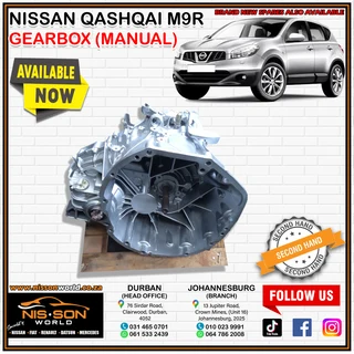 Nissan Qashqai M9r Gearbox (manual)