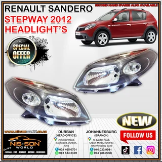 Renault Sandero Stepway 2012 Headlight's