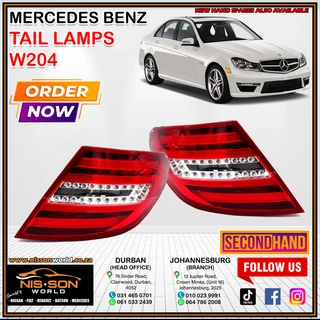 Mercedes Benz W204 Tail Lamps