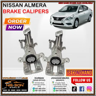 Nissan Almera Brake Calipers