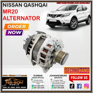 Nissan Qashqai Mr20 Alternator
