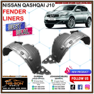 Nissan Qashqai J10 Fender Liners