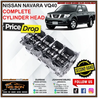 Nissan Navara Vq40 Complete Cylinder Head