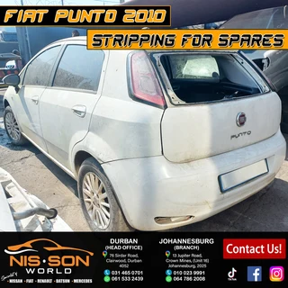 Fiat Punto Stripping For Spares