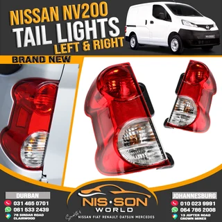 Nissan Nv200 Tail Lights (lhs/rhs)
