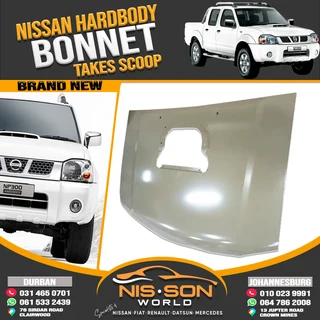 Nissan Hardbody Bonnet Takes Scoop