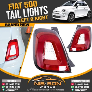 Fiat 500 Tail Lights (lhs/rhs)