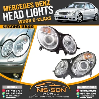 Mercedes Benz W203 C-class Headlights