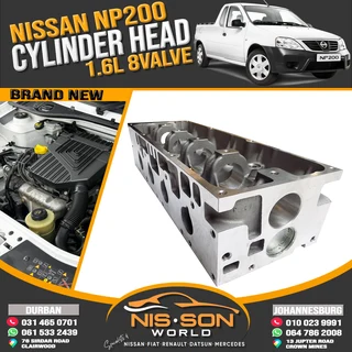 Nissan Np200 Cylinder Head 1.6l 8v