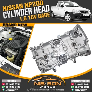 Nissan Np200 Cylinder Head 1.6l 16v