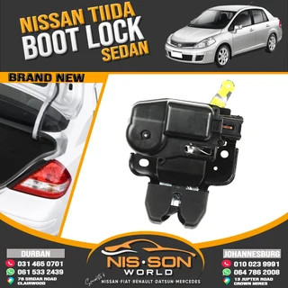 Nissan Tiida Boot Lock