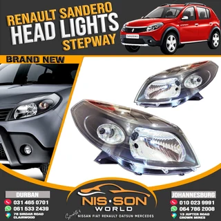 Renault Sandero Stepway Head Lights