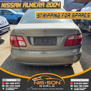 Nissan Almera 2004 Stripping For Spares