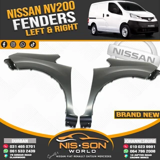 Nissan Nv200 Fenders (lhs/rhs)