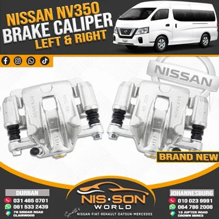 Nissan Nv350 Brake Calipers (lhs/rhs)