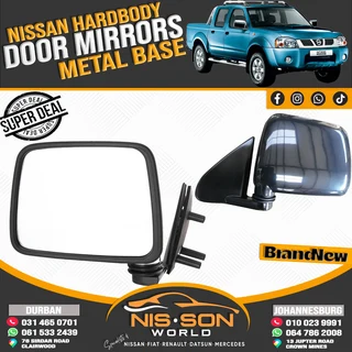 Nissan Hardbody Door Mirrors (metal Base)