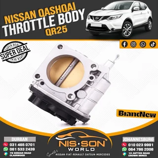Nissan Qashqai Qr25 Throttle Body