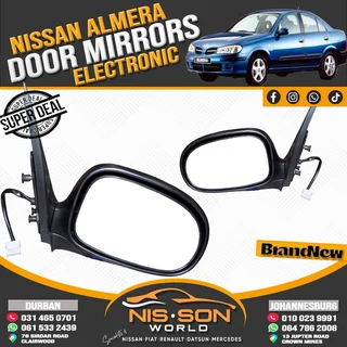 Nissan Almera Door Mirrors Electronic