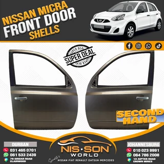 Nissan Micra Front Door Shells