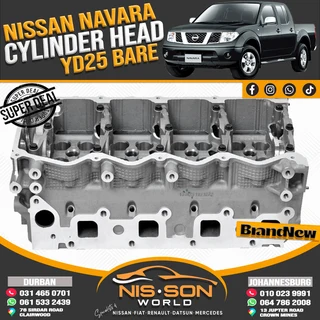 Nissan Navara Yd25 Cylinder Head (bare)