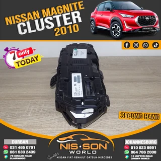 NISSAN MAGNITE 2010 CLUSTER