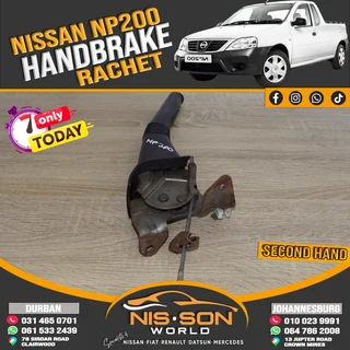 NISSAN NP200 HANDBRAKE RACHET