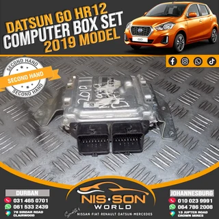 DATSUN GO HR12 COMPUTER BOX SET 2019 MODEL