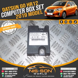 DATSUN GO HR12 COMPUTER BOX SET 2019 MODEL