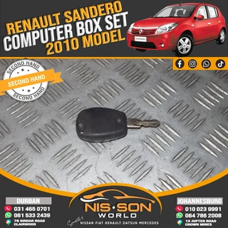RENAULT SANDERO COMPUTER BOX SET 2010 MODEL