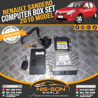 Renault Sandero Computer Box Set 2010 Model