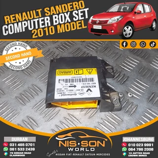 RENAULT SANDERO COMPUTER BOX SET 2010 MODEL