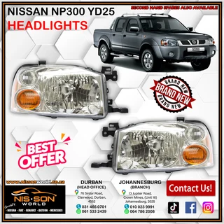 Nissan np300 yd25 headlights