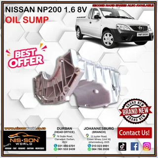 Nissan np200 1.6 8V oil sump