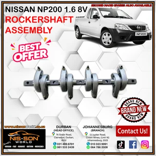Nissan np200 1.6 8V rocker shaft complete