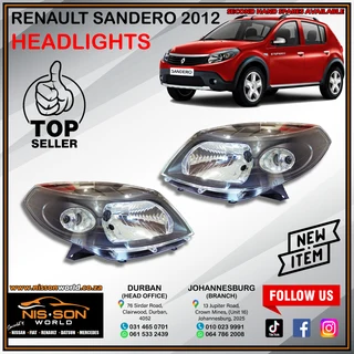 Renault Sandero 2012 Headlights