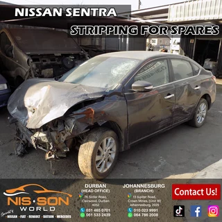 Nissan Sentra Stripping For Spares